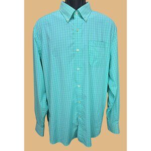 Southern Tide Mens Green Intercoastal Performance Shirt Large